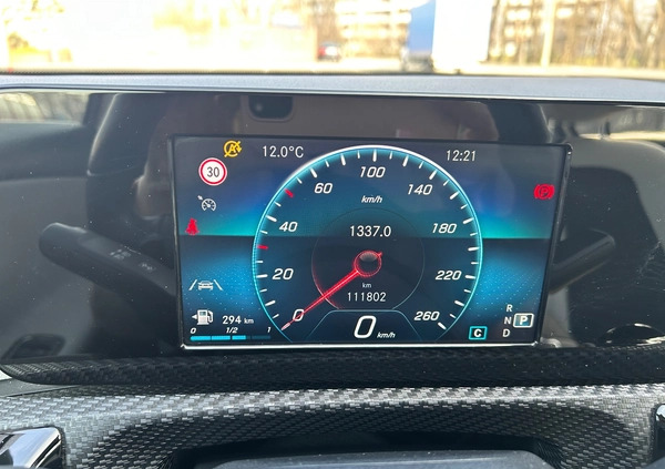 Mercedes-Benz Klasa A cena 87000 przebieg: 112000, rok produkcji 2019 z Warszawa małe 79